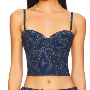 Peixoto Josie Cami in Bandana Dandy S NWT